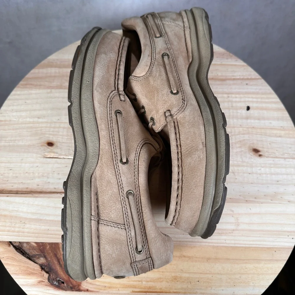 Rockport leather boat